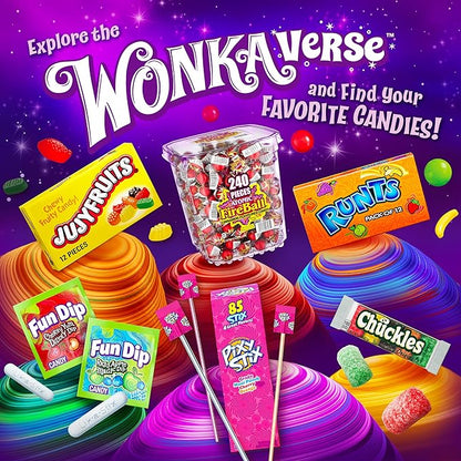 Wonka Pixy Stix Powder Candy-filled Straws, Sweet and tart candy, Springtime Easter Candy, 0.42 oz (85 Count) (Pack of 2)