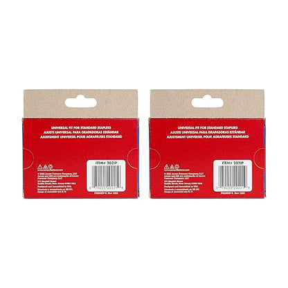 Arrow 202IP-EK 1/4-Inch Length, Galvanized Steel Staples for Desktop Staplers only. Multipack Office Supplies; Business, Classroom Supplies, Home Office, and Craft Use, 2-Pack, 10000 Per Pack