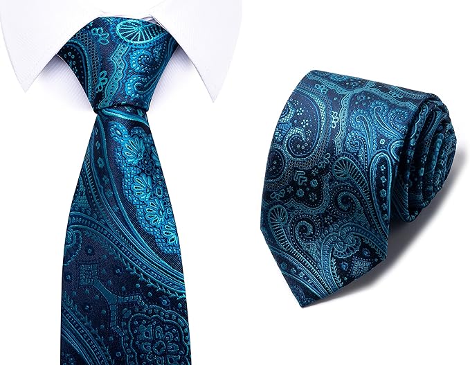 Tie For Men Necktie Woven Jacquard Neck Ties Set 6 PCS