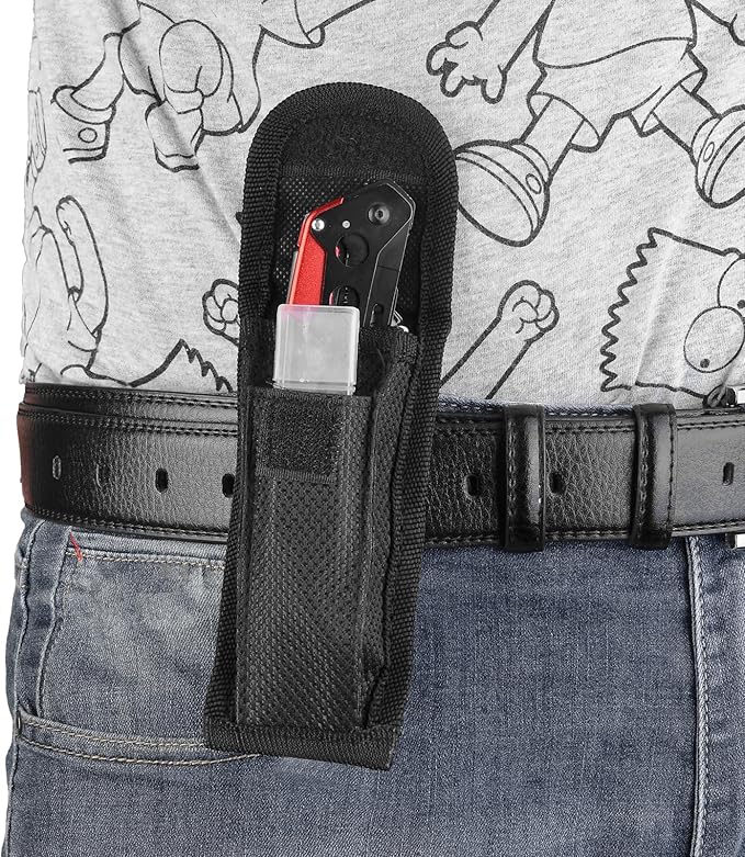 Folding Utility Knife, Heavy Duty Box Cutter Knife, Pocket Razor Utility Knives with 10 Razor Blades, Screwdriver, Saw, Belt Clip, Safety Lock, EDC Work Knives, Gifts for Men Wowen