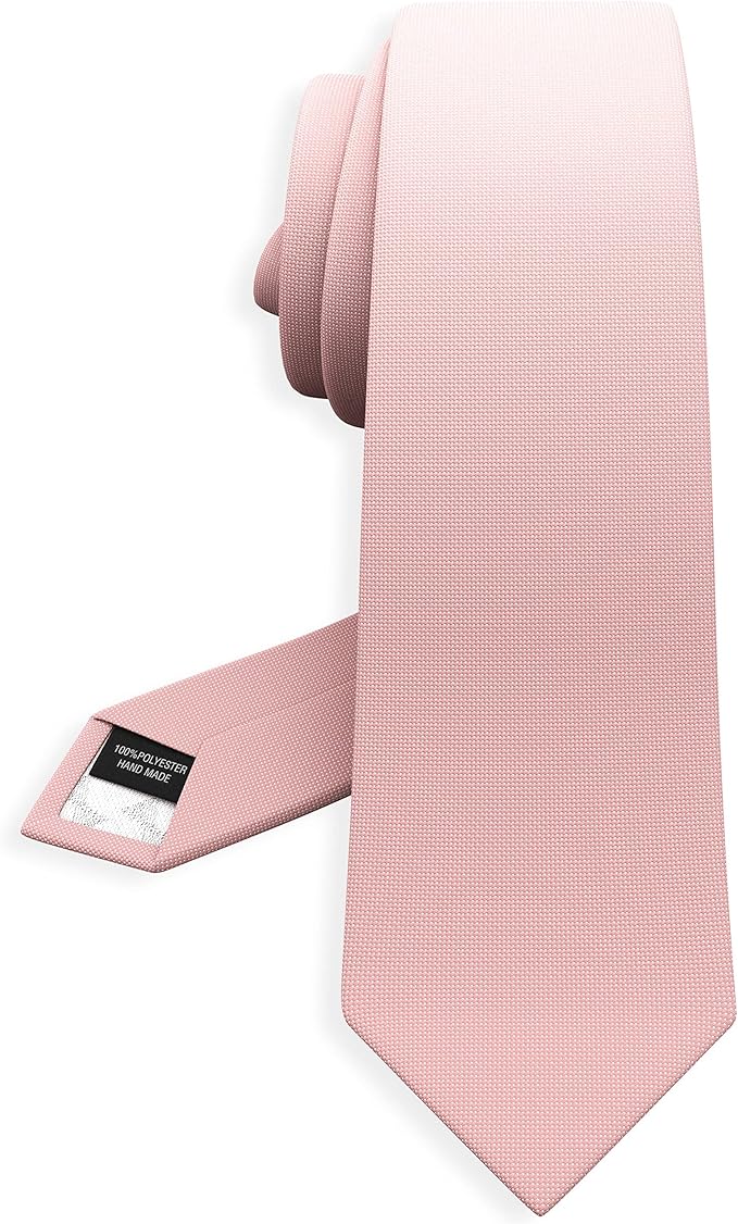 Men's Oxford Matt Neckties Solid Color for Adults Tuxedo Classic Design, by Bow Tie Hosue