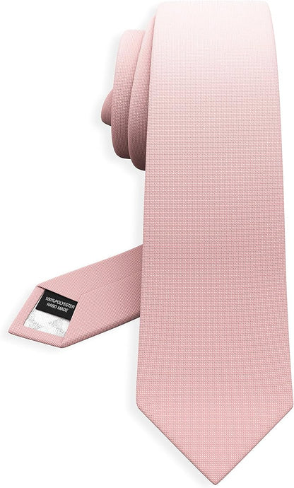 Men's Oxford Matt Neckties Solid Color for Adults Tuxedo Classic Design, by Bow Tie Hosue