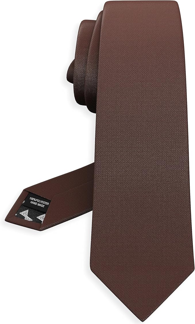 Men's Oxford Matt Neckties Solid Color for Adults Tuxedo Classic Design, by Bow Tie Hosue
