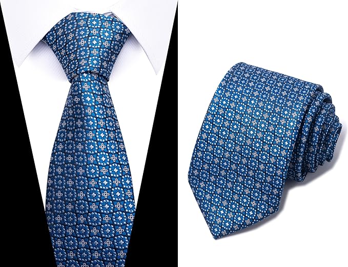 Tie For Men Necktie Woven Jacquard Neck Ties Set 6 PCS