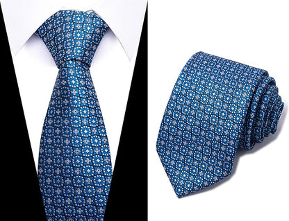 Tie For Men Necktie Woven Jacquard Neck Ties Set 6 PCS