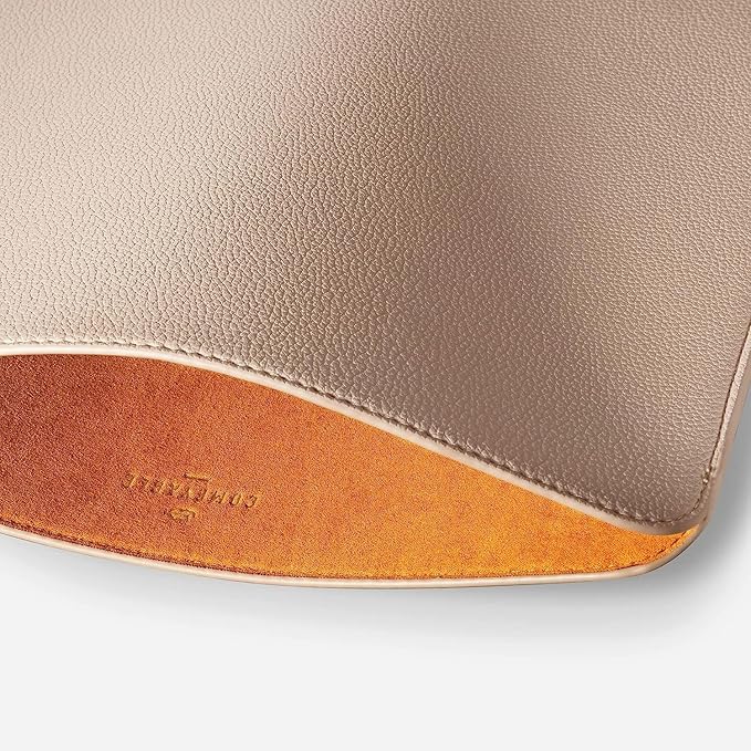 Comfyable Laptop Sleeve 15 Inch Precisely Compatible with MacBook Air 15" M4 2025 A3241 & M3 2024 A3114 & M2 2023 A2941, Faux Leather Cover Case, Sand