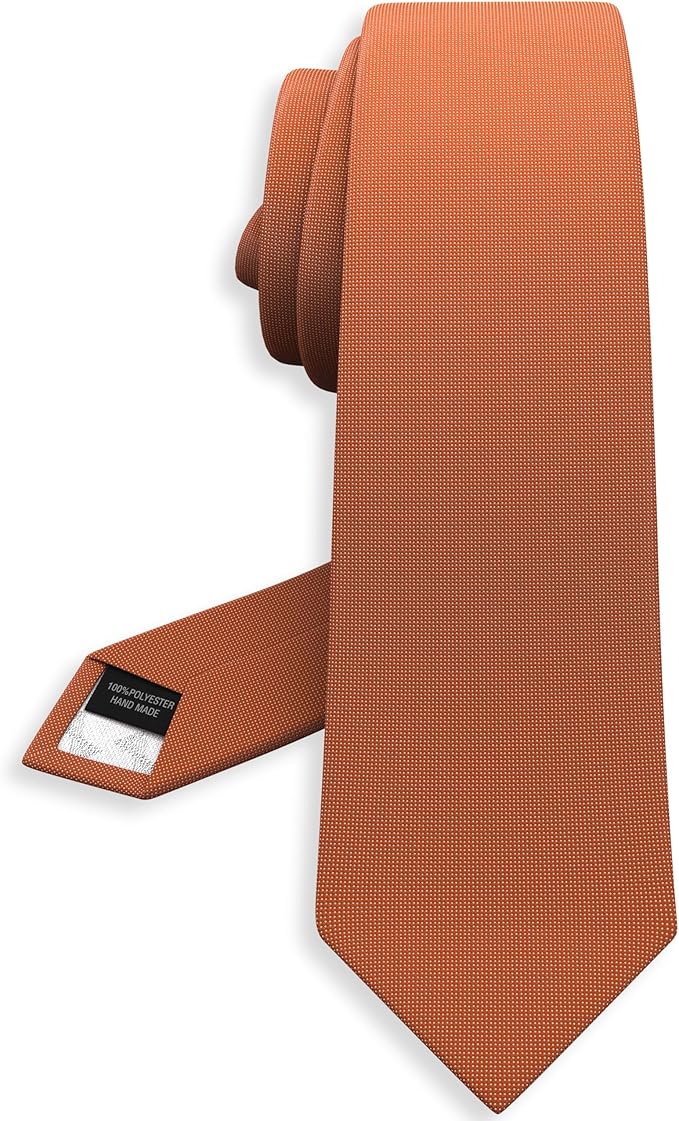 Men's Oxford Matt Neckties Solid Color for Adults Tuxedo Classic Design, by Bow Tie Hosue