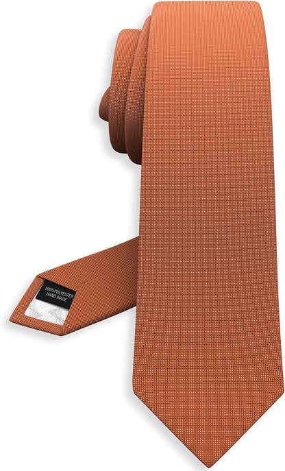 Men's Oxford Matt Neckties Solid Color for Adults Tuxedo Classic Design, by Bow Tie Hosue