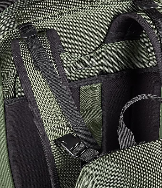 JanSport Venture Pack System – Travel Pack With Large Main Compartment, 4 Water Bottle Pockets, Adjustable Torso Length, Perimeter Wireframe Suspension, Tuck-Away Straps, Padded Hip Belt, Cargo Green