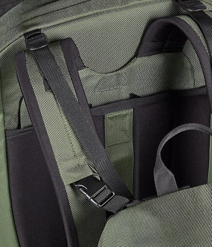 JanSport Venture Pack System – Travel Pack With Large Main Compartment, 4 Water Bottle Pockets, Adjustable Torso Length, Perimeter Wireframe Suspension, Tuck-Away Straps, Padded Hip Belt, Cargo Green