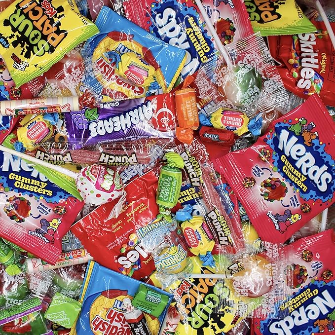 Bulk Candy Variety Pack - 10 lb Candy - Candy Bulk Individually Wrapped Candy- Halloween Candies - Trick Or Treat Candies - Piñata Filler Stuffers - Pinata Candy Stuffers - Candy Party Favors