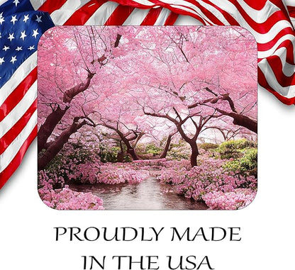 Spring Season Mouse Pad Mat Mousepad for Desk Computer Laptop PC Gaming Home or Office Gift (Cherry Blossom MP87)