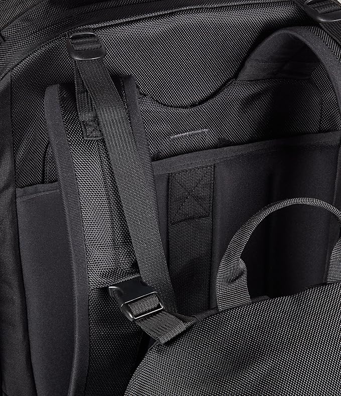 JanSport Venture Pack System – Travel Pack With Large Main Compartment, 4 Water Bottle Pockets, Adjustable Torso Length, Perimeter Wireframe Suspension, Tuck-Away Straps, Padded Hip Belt, Black