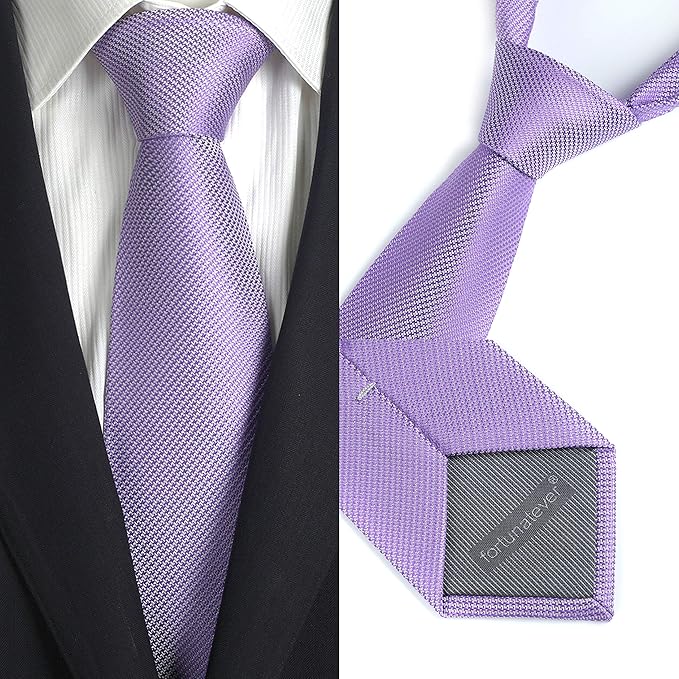 Mens Solid Neckties,2.36'' Wide Slim Tie For Men With Gift Box