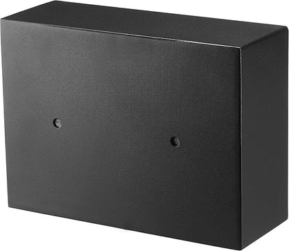 Amazon Basics Small Slim Desk Drawer Security Safe with Programmable Electronic Keypad, 0.1 Cubic Feet, Small Safe, Black, 11.8''W x 8.6''D x 4.4''H