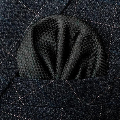 RBOCOTT Mens Woven Tie and Pocket Square with Tie Bar Sets Solid Necktie