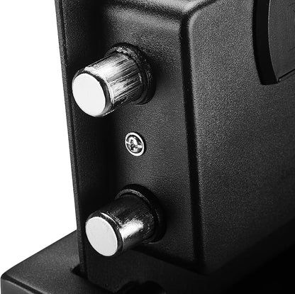 Amazon Basics Small Slim Desk Drawer Security Safe with Programmable Electronic Keypad, 0.1 Cubic Feet, Small Safe, Black, 11.8''W x 8.6''D x 4.4''H
