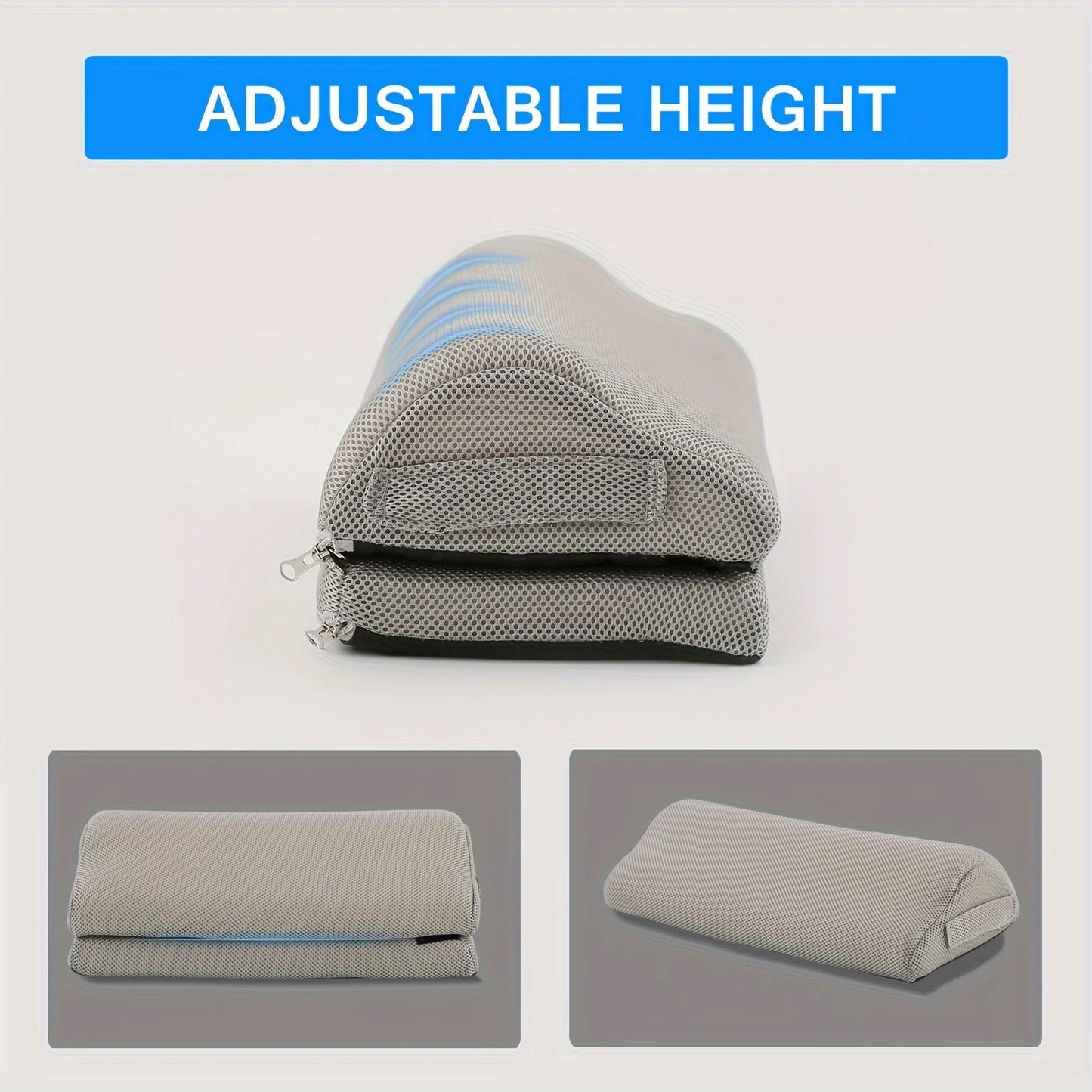 Footrest, footstool under the workbench, footstool with washable cover