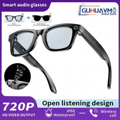 GUHUAVMI AI Smart Glasses W610 | 8MP Camera, ChatGPT 4.0, Bluetooth, 100+ Languages