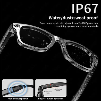 GUHUAVMI AI Smart Glasses W610 | 8MP Camera, ChatGPT 4.0, Bluetooth, 100+ Languages