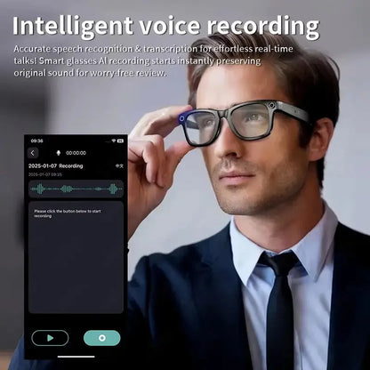 GUHUAVMI AI Smart Glasses W610 | 8MP Camera, ChatGPT 4.0, Bluetooth, 100+ Languages