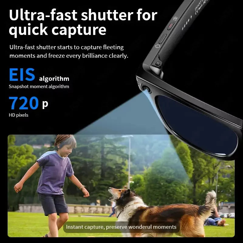 GUHUAVMI AI Smart Glasses W610 | 8MP Camera, ChatGPT 4.0, Bluetooth, 100+ Languages