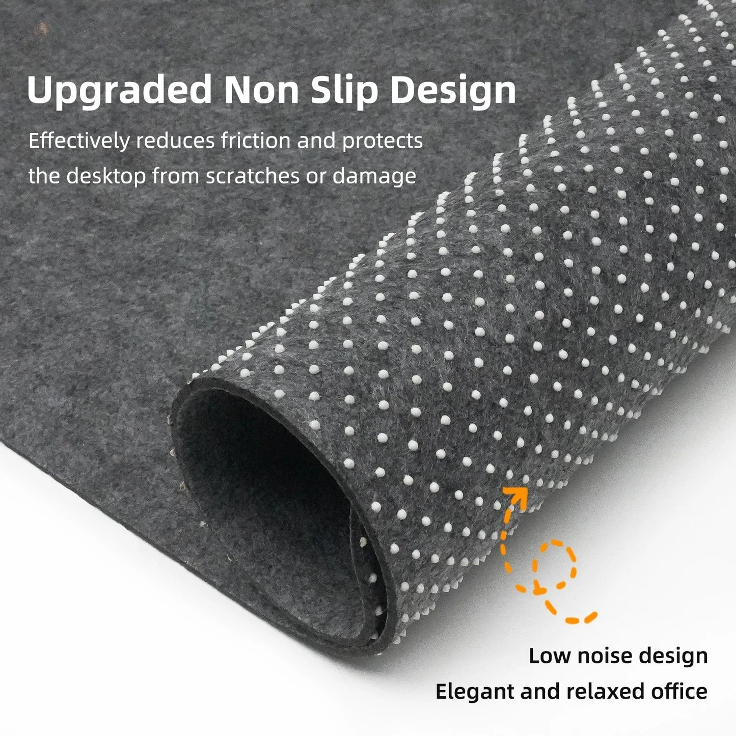 Desk Mat Large Mouse Keyboard Pad Computer Desktop Protector Non-Slip Base for Office Home Durable Washable