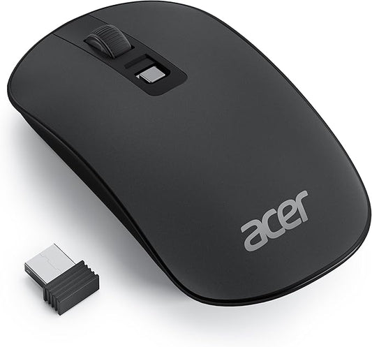acer Computer Mouse Wireless, 2.4G Slim USB Wireless Mice with USB Receiver, Small Sized Hands, 800/1200/1600 Adjustable DPI Optical Laptop Mouse with 4 Buttons, Portable for Laptop, Desktop, PC | Mice - TrueDesk