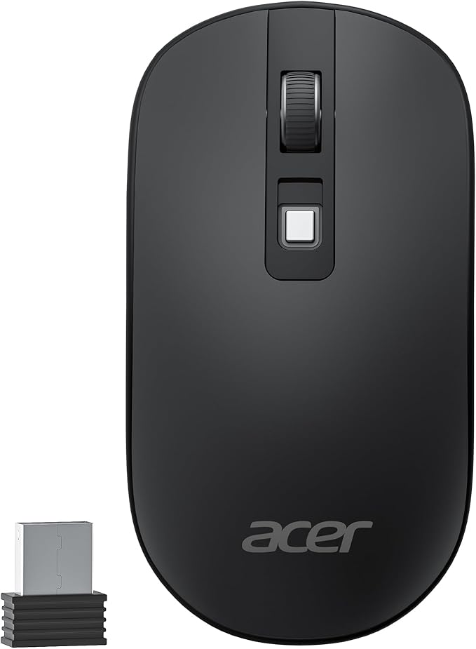 acer Computer Mouse Wireless, 2.4G Slim USB Wireless Mice with USB Receiver, Small Sized Hands, 800/1200/1600 Adjustable DPI Optical Laptop Mouse with 4 Buttons, Portable for Laptop, Desktop, PC | Mice - TrueDesk