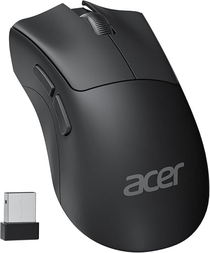 acer Wireless Mouse, 1200 DPI Computer Mouse for Laptop with 2.4GHz USB A Receiver, 5 Buttons Compatible for Windows, macOS, Android (Black) | Mice - TrueDesk