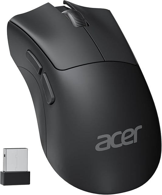 acer Wireless Mouse, 1200 DPI Computer Mouse for Laptop with 2.4GHz USB A Receiver, 5 Buttons Compatible for Windows, macOS, Android (Black) | Mice - TrueDesk