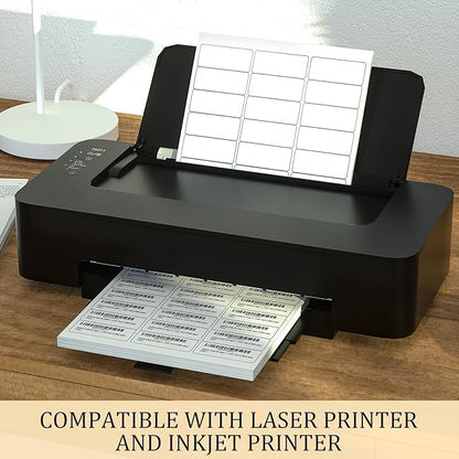 Address Labels for Inkjet Printers 1" x 2 - 5/8", Pack of 3000 Labels | Address Labels - TrueDesk