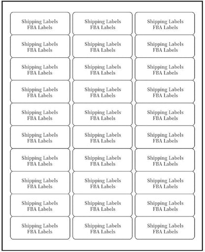 Address Labels for Inkjet Printers 1" x 2 - 5/8", Pack of 3000 Labels | Address Labels - TrueDesk