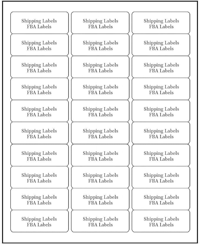 Address Labels for Inkjet Printers 1" x 2 - 5/8", Pack of 6000 Labels | Address Labels - TrueDesk