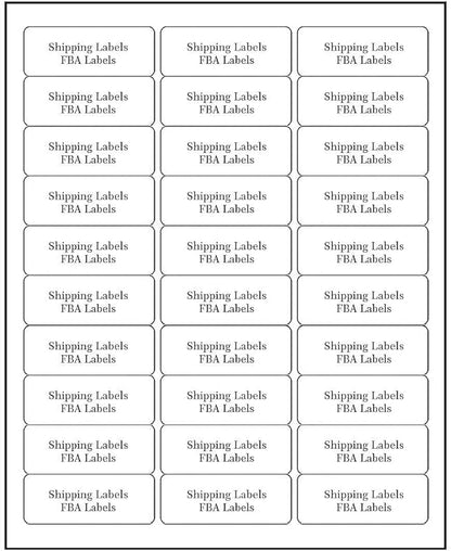 Address Labels for Inkjet Printers 1" x 2 - 5/8", Pack of 750 Labels | Address Labels - TrueDesk