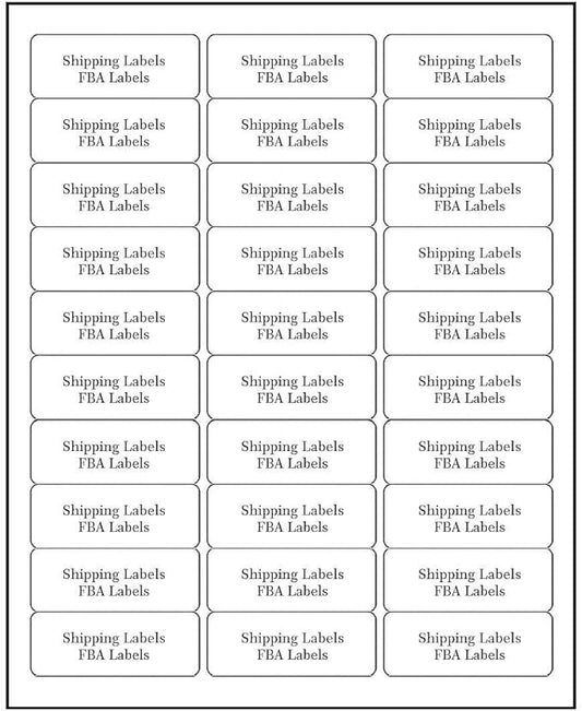 Address Labels for Inkjet Printers 1" x 2 - 5/8", Pack of 750 Labels | Address Labels - TrueDesk