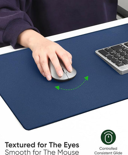 ALOANES Dark Blue Waterproof Mouse Pad, 3XL 15.74"x35.43"x0.12" | Mouse Pads - TrueDesk