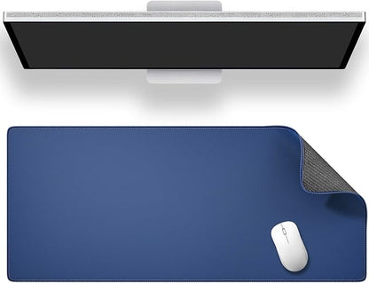 ALOANES Dark Blue Waterproof Mouse Pad, 3XL 15.74"x35.43"x0.12" | Mouse Pads - TrueDesk