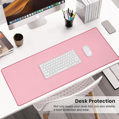 ALOANES Waterproof Mouse Pad with Durable Stitched Edge, Large Gaming Keyboard Pad, Non - Slip Rubber Base Mouse Mat, Extended Desk pad for Gamer, Office & Home, Dark Rose Mousepad 27.6"x11.8"x0.12" | Mouse Pads - TrueDesk
