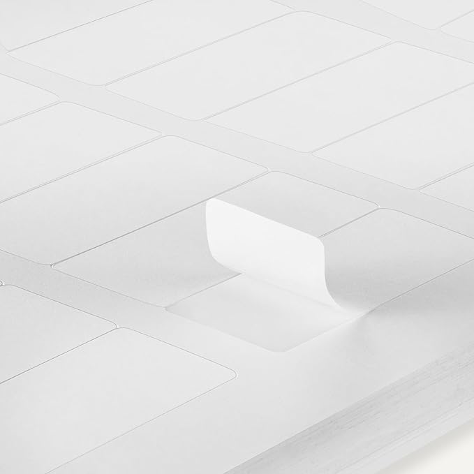 Amazon Basics Printable Address Labels, White, 2/3" x 1 - 3/4", 3000 Blank Mailing Labels | Address Labels - TrueDesk