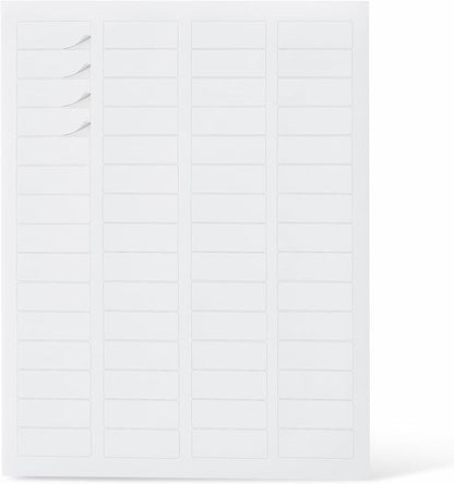 Amazon Basics Printable Address Labels, White, 2/3" x 1 - 3/4", 3000 Blank Mailing Labels | Address Labels - TrueDesk