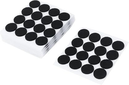 Antrader 0.7 Inch Self - Stick Furniture Round Felt Pads Wood Floor Protectors – Protect Your Hard Floors from Furniture Scratches Black 160 Pack | Furniture Pads - TrueDesk