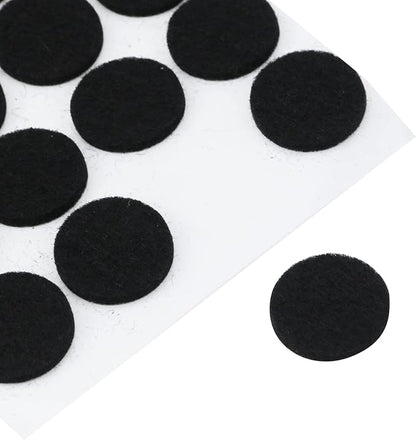 Antrader 0.7 Inch Self - Stick Furniture Round Felt Pads Wood Floor Protectors – Protect Your Hard Floors from Furniture Scratches Black 160 Pack | Furniture Pads - TrueDesk