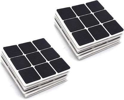 Antrader 180pcs 1" x 1" Self - Stick Square Furniture Felt Pads 2.5mm Thick Wood Floor Protectors – Protect Your Hard Floors from Furniture Scratches Black | Furniture Pads - TrueDesk