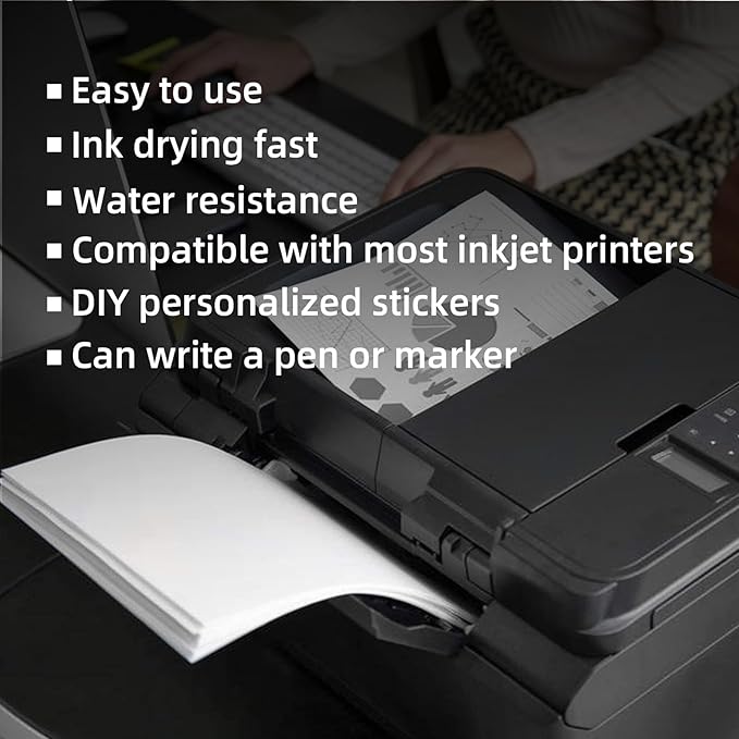 AveneMark 500 Sheets 3000 Labels Shipping Address Labels, 6 up 3 - 1/3" x 4" Quick to Peel Stickers Paper for Laser & Inkjet Printers, Printable Mailing Labels Stickers (6 Labels per Page Sheet) | Laser Inkjet Printer Labels - TrueDesk