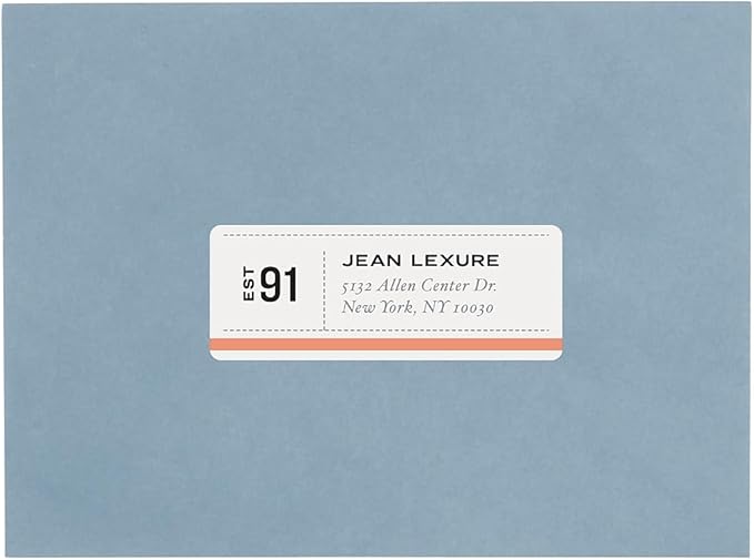Avery Easy Peel Address Labels, Inkjet Printers, White, 1" x 2 - 5/8", Box of 750 Labels (08160) | Address Labels - TrueDesk