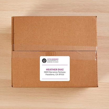 Avery Printable TrueBlock Shipping Labels, 3.5" x 5", Sure Feed, White, 2 Pack, 200 Labels Total (5640) | Laser Inkjet Printer Labels - TrueDesk