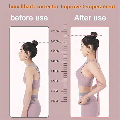 Back Brace and Posture Corrector for Women and Men, Adjustable And Lightweight Posture Corrector Back Support, Scoliosis and Hunchback Correction, Relief Back Pain, Yoga Stick Stretching Tool | Back Braces - TrueDesk