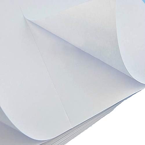 BESTEASY 1000 Round Corner Half Sheet Self Adhesive Shipping Labels for Laser and Ink Jet Printers, White Blank (500 Sheets, 1000 Labels) | Laser Inkjet Printer Labels - TrueDesk