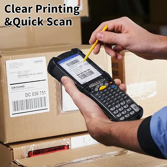 BESTEASY 3 - 1/3 X 4 Inches Shipping Address Labels, Thermal Sticker Labels, 6 up Self Adhesive Sticker for Laser and Inkjet Printer, 500 Sheets 3000 Labels | Address Labels - TrueDesk